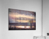 Hilton Head Beach Silhouette Impressionist Acrylic Print