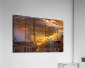 Sesto Sexten Sunset Sunbeams Acrylic Print