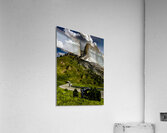 Val Gardena Mountain Sign Acrylic Print