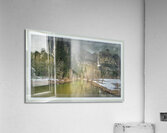 Bordered Yosemite Tunnel View Acrylic Print