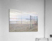 Pawleys Island Beach Pier and Fence Acrylic Print
