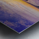 New Orleans Aerial Sunset Skyline Metal print