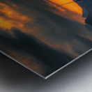 Icefields Parkway Sunset Silhouettes Metal print