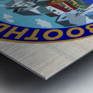 booth bay harbor fest sign Metal print