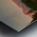 Banff Alberta Canada pond mountains Metal print