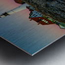 Maine Portland Cape Elizabeth Lighthouse Sunset 5 Metal print