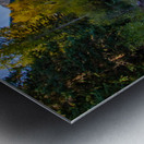 Colorado Mountain River Glow Metal print