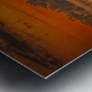 South Carolina Marsh Winter Sunrise Glow Metal print