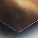 Meandering Sunset Mountain Illuminations  Metal print