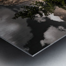 Italian Dolomite Val di Fassa Mountain Peaks at Night Metal print