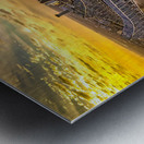 Aerial New Orleans Skyline Over Bridges Metal print