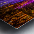 Christmas Magic on the Savannah Riverfront Walk Metal print