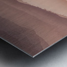 Smoky Mountains Silhouettes in Reverse Metal print