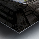 Amsterdam Bridge Framing Canal Metal print