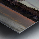 South Carolina Shrimpers at Sunset Metal print