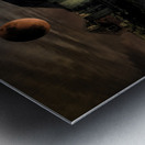 Delmarva Fishing Village at Night Metal print