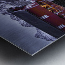 Moskenes Docks in Winter Metal print