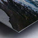 Lofoten Rocky Coastline and Storm Waves Metal print