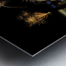 New Years in Frankfurt Fireworks Metal print