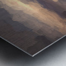 Hilton Head Beach Silhouette Impressionist Metal print