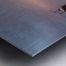 Frankfurt Skyline Skyscraper Sunset Metal print