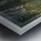 Bordered Yosemite Tunnel View Metal print