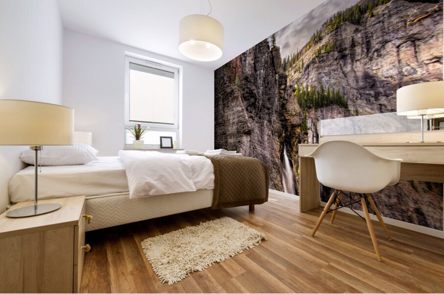 Bridal Veil Falls Hydroelectric Power Plant Mural print