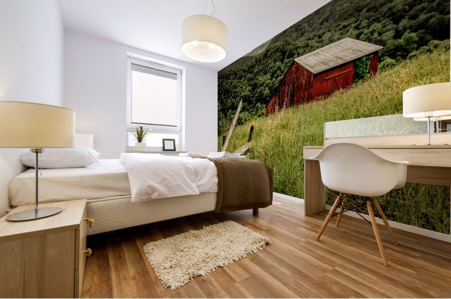 Homestead Resort  Red Barn Mural print