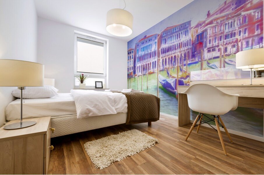 Venice Grand Canal Gondolas Mural print