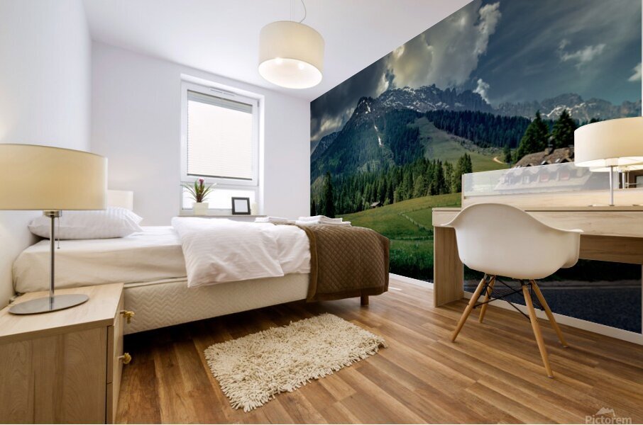 Nova Levente Hotel Val di Fassa Landscape Mural print