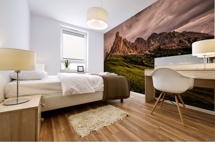 Italian Dolomite Passo Giau Mural print