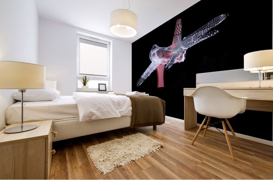 Beaufort Marine Corps Air Station FJ-3 Fury at Christmas Mural print