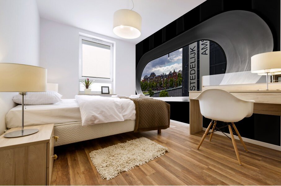 Stedelijk Museum Window in Amsterdam Mural print