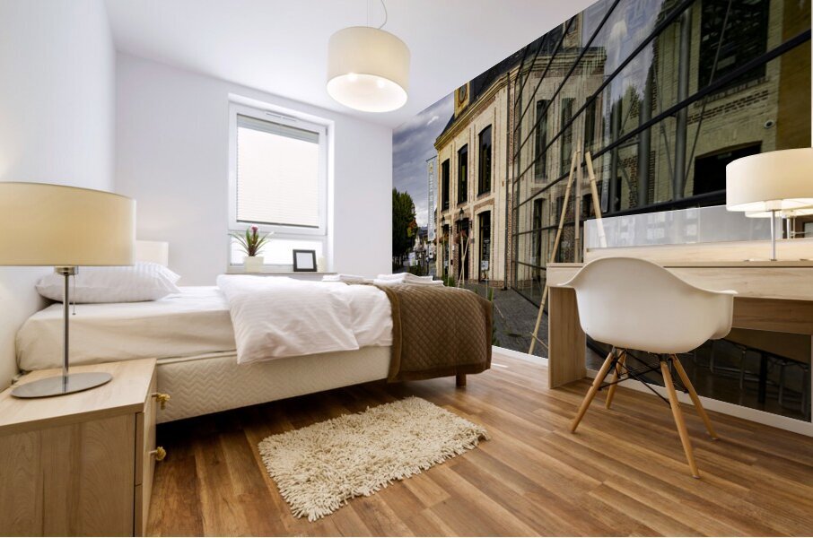 Honfleur Visitor Center Reflections Mural print