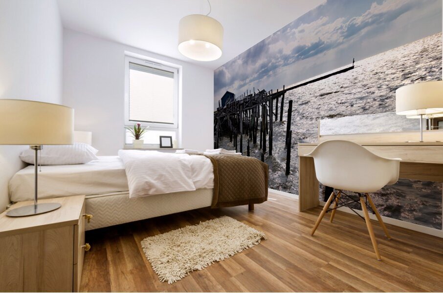 Chesapeake Crab  Shack Sunset Mural print