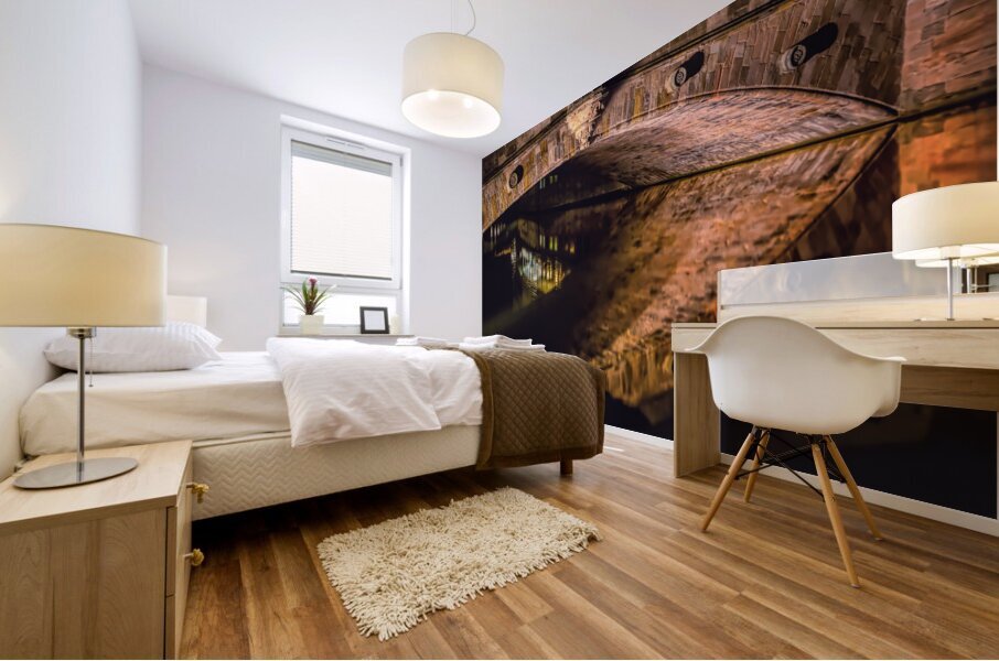 Fleisch Bridge Nuremberg Germany  Mural print