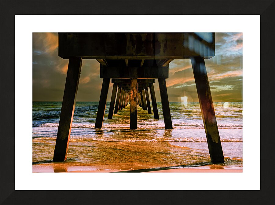 Fort Walton Beach Okaloosa Pier Picture Frame print