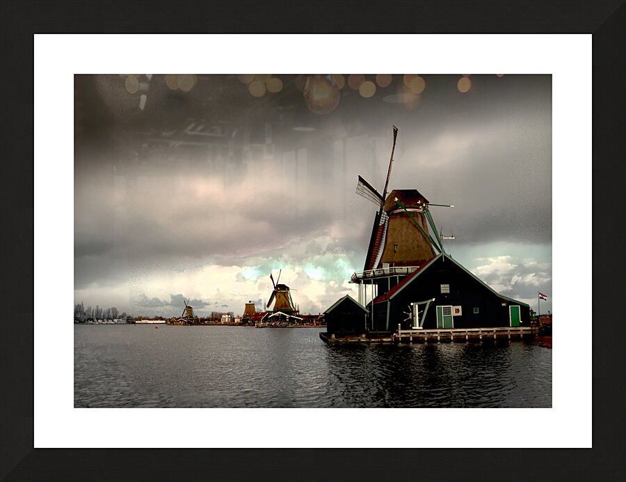 Cloudy Troubles Ahead Picture Frame print