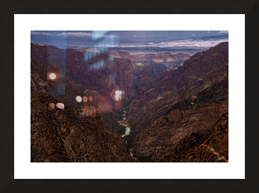 Gunnison Black Canyon Picture Frame print
