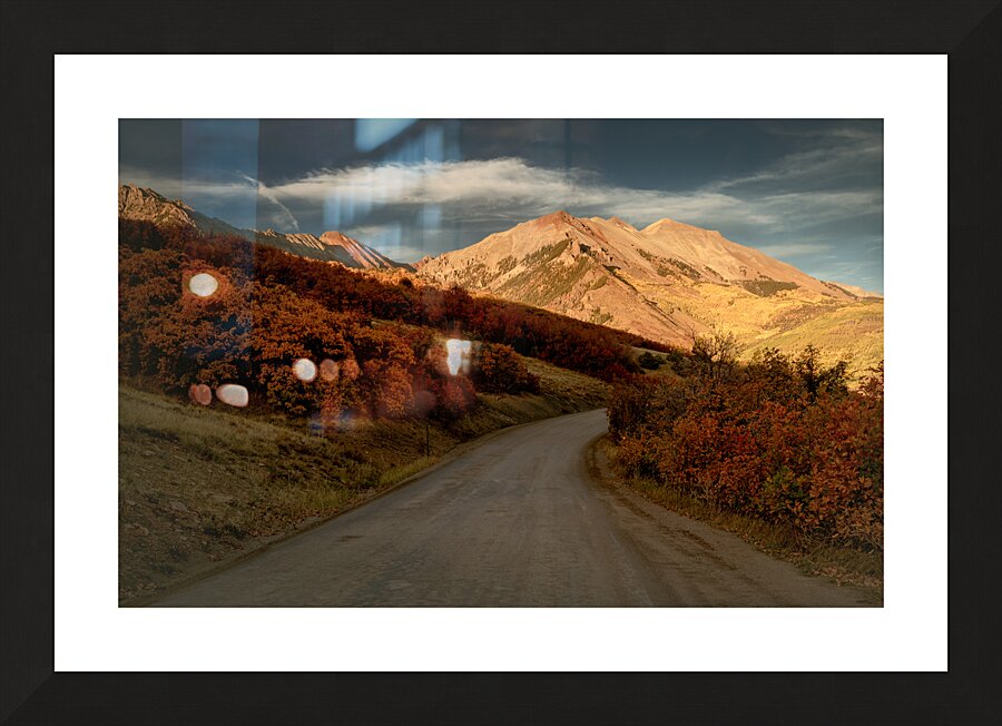 Colorado Backroads in Autumn Picture Frame print
