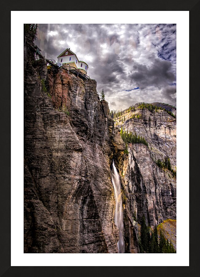 Bridal Veil Falls Hydroelectric Power Plant Picture Frame print