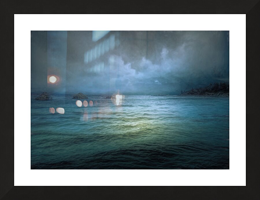 Nightfall Storms Rolling In Picture Frame print