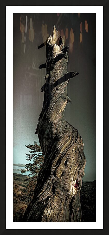 Abstract Heavenly Tree Picture Frame print