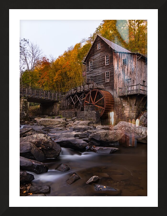 Glade Creek Mill Autumn Splendor Picture Frame print