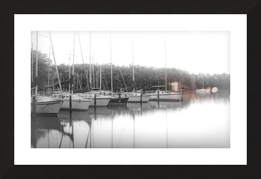 Quiet Morning at Smith Mountain Lake Picture Frame print