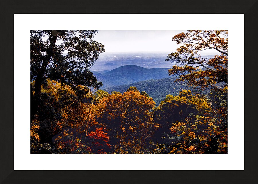 Autumn on the Blue Ridge Parkway Picture Frame print