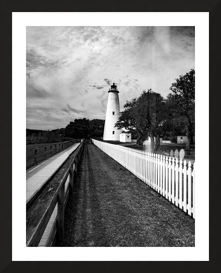 North Carolina Ocracoke Lighthouse Picture Frame print