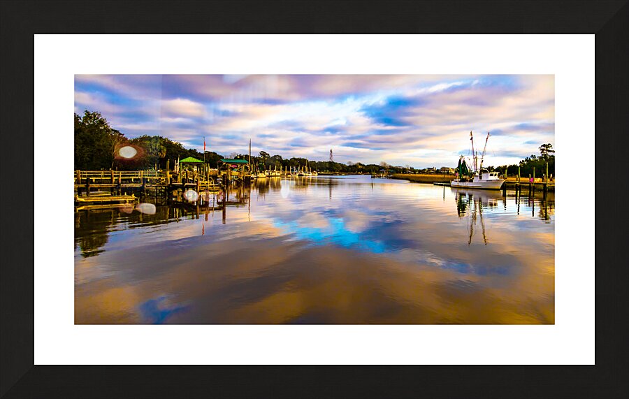 McClellanville Sunset Horizon Picture Frame print