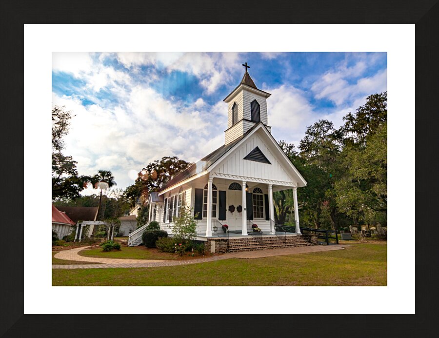 Edisto Trinity Episcopal Church Picture Frame print