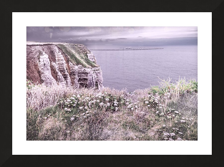 La Poterie Cap dAntifer Cliffs  Picture Frame print